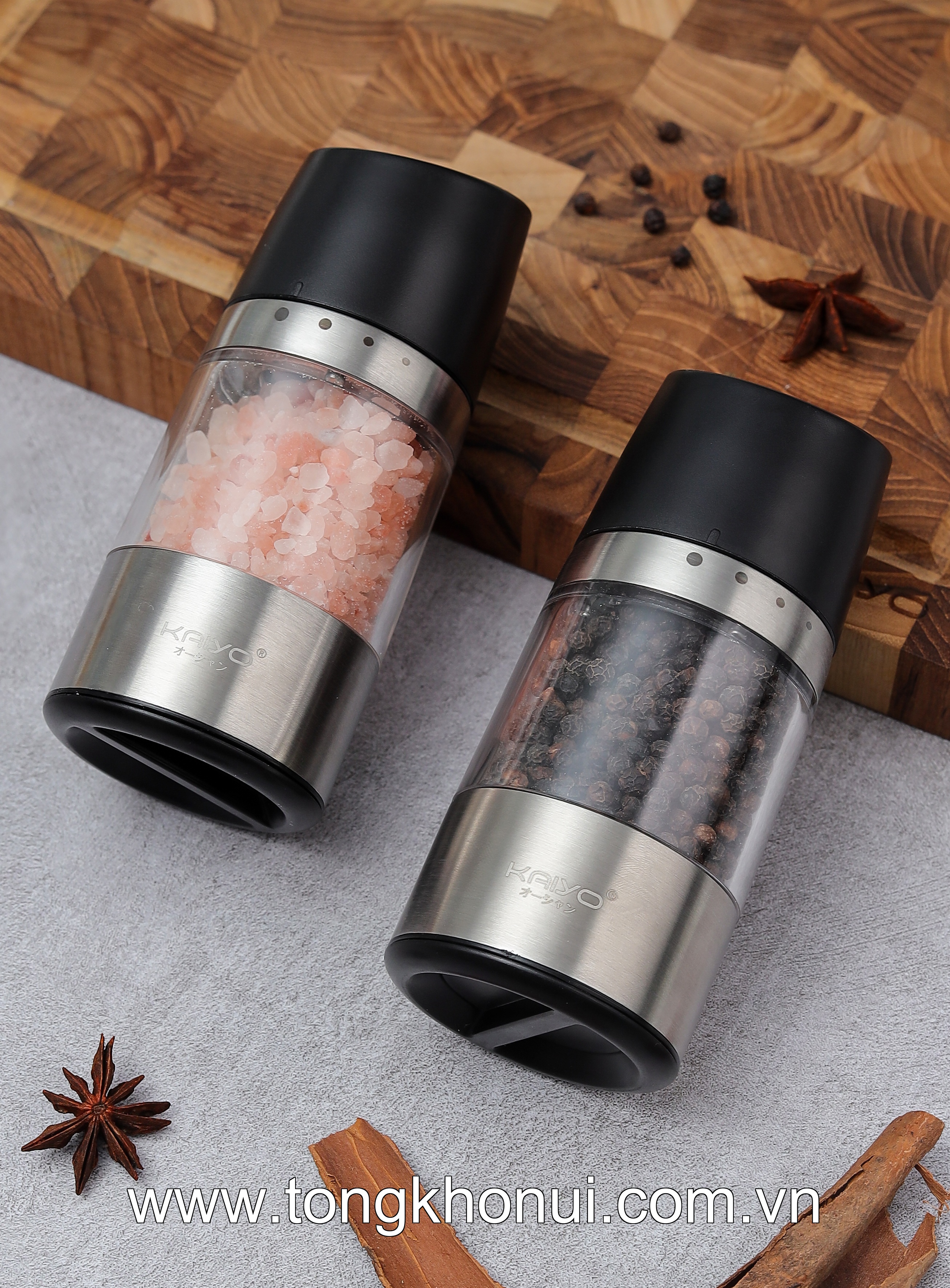 Dụng cụ xay tiêu lưỡi sứ Kaiyo KPG-6179 ảnh 4