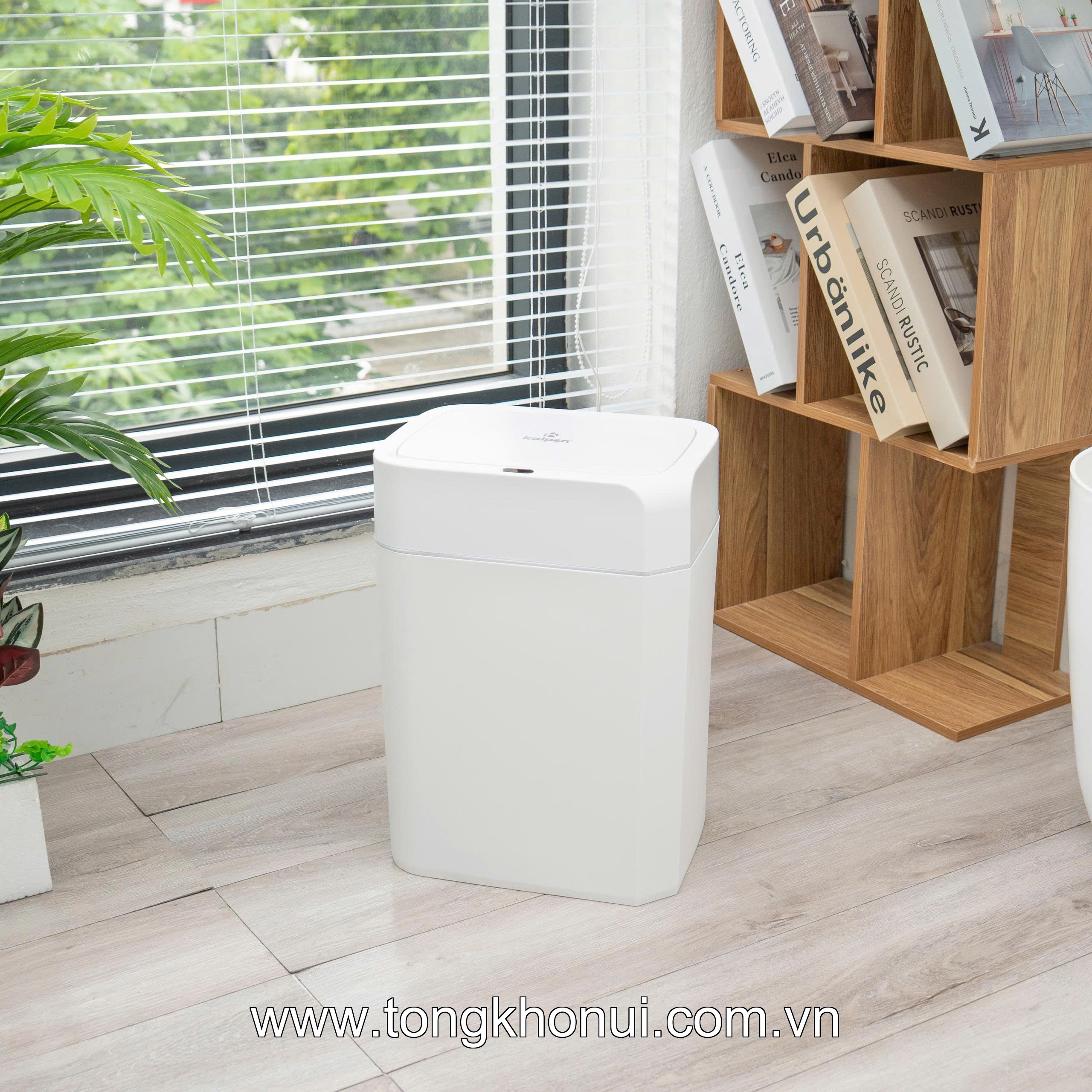 Thùng đựng rác cảm ứng thông minh KALPEN G2, 18L, kích thước 26.6x202x365cm ảnh 1