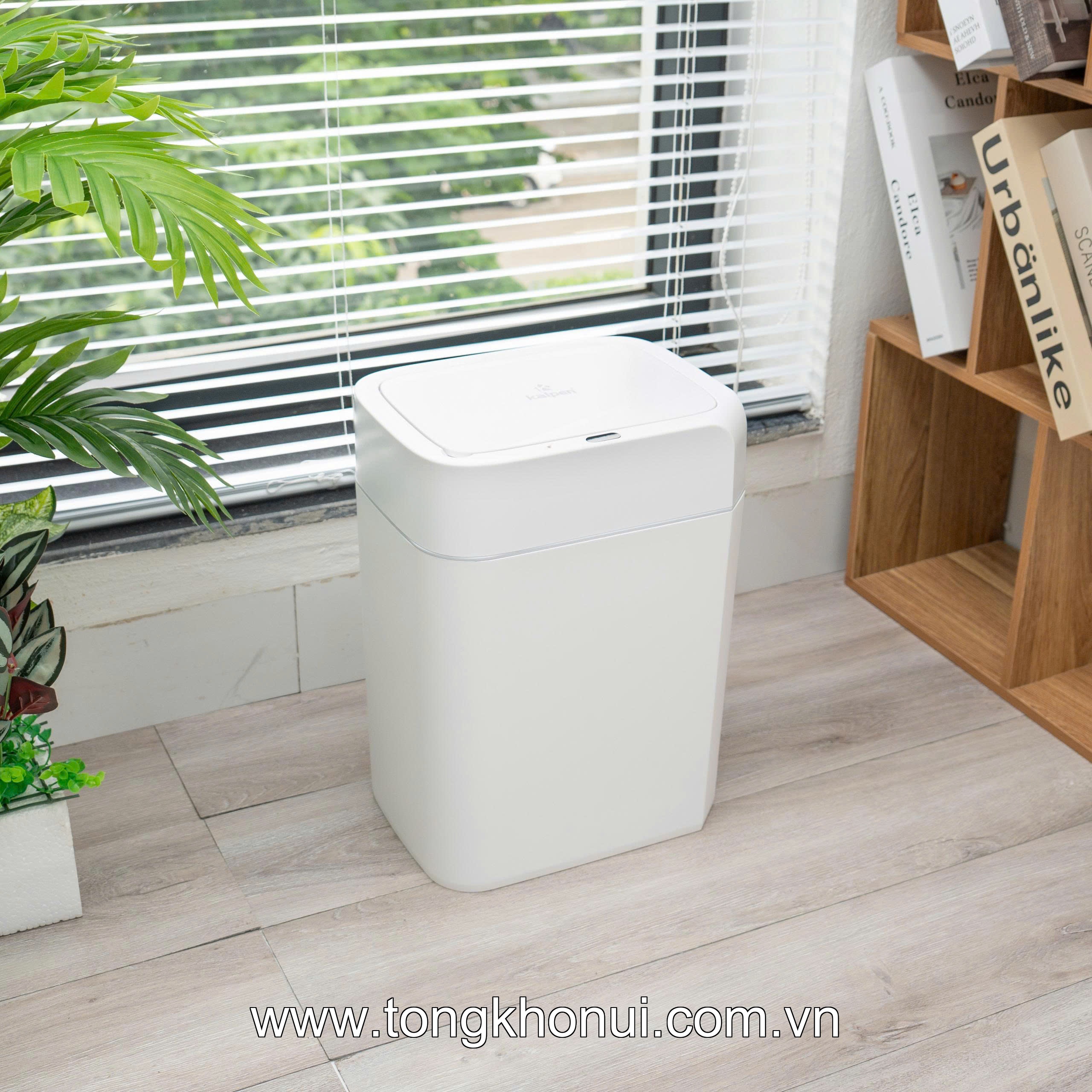 Thùng đựng rác cảm ứng thông minh KALPEN G2, 18L, kích thước 26.6x202x365cm ảnh 2