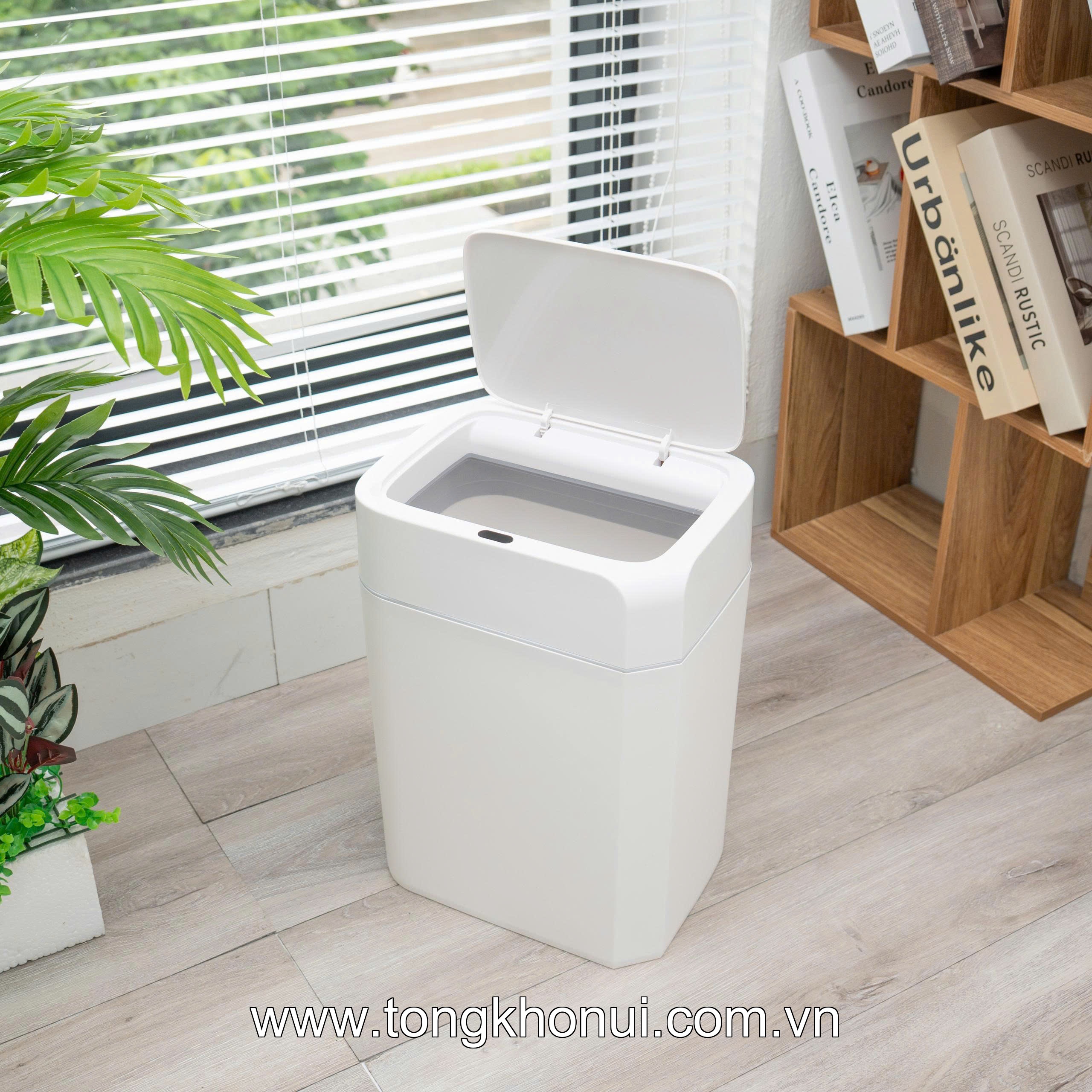 Thùng đựng rác cảm ứng thông minh KALPEN G2, 18L, kích thước 26.6x202x365cm ảnh 3