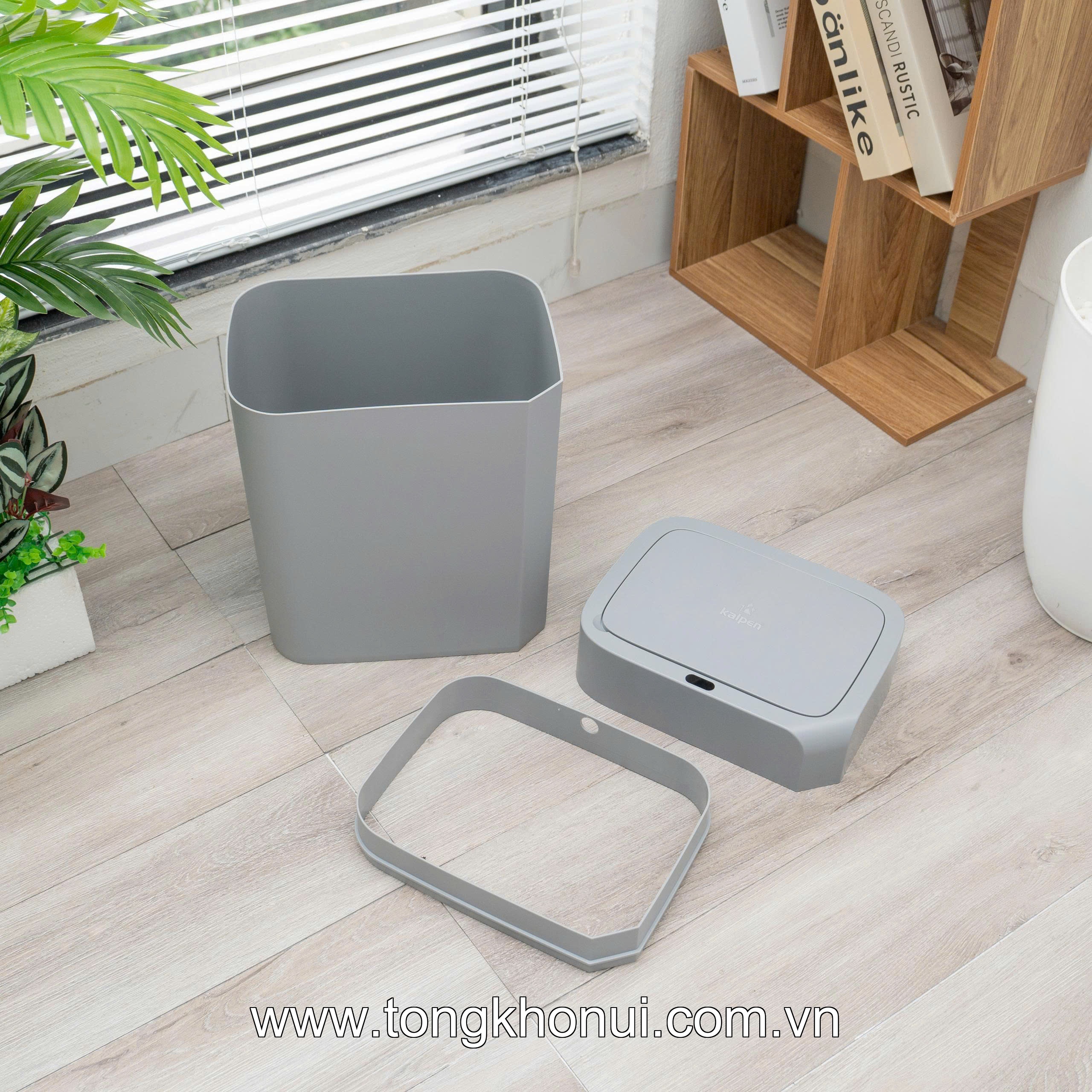 Thùng rác cảm ứng thông minh Kalpen G3, 18L ảnh 5