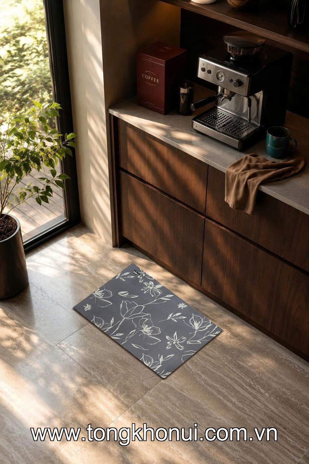 Thảm nano khô nhanh 65 x 45cm TEWA, 80076-VT màu vintage, xám ảnh 11