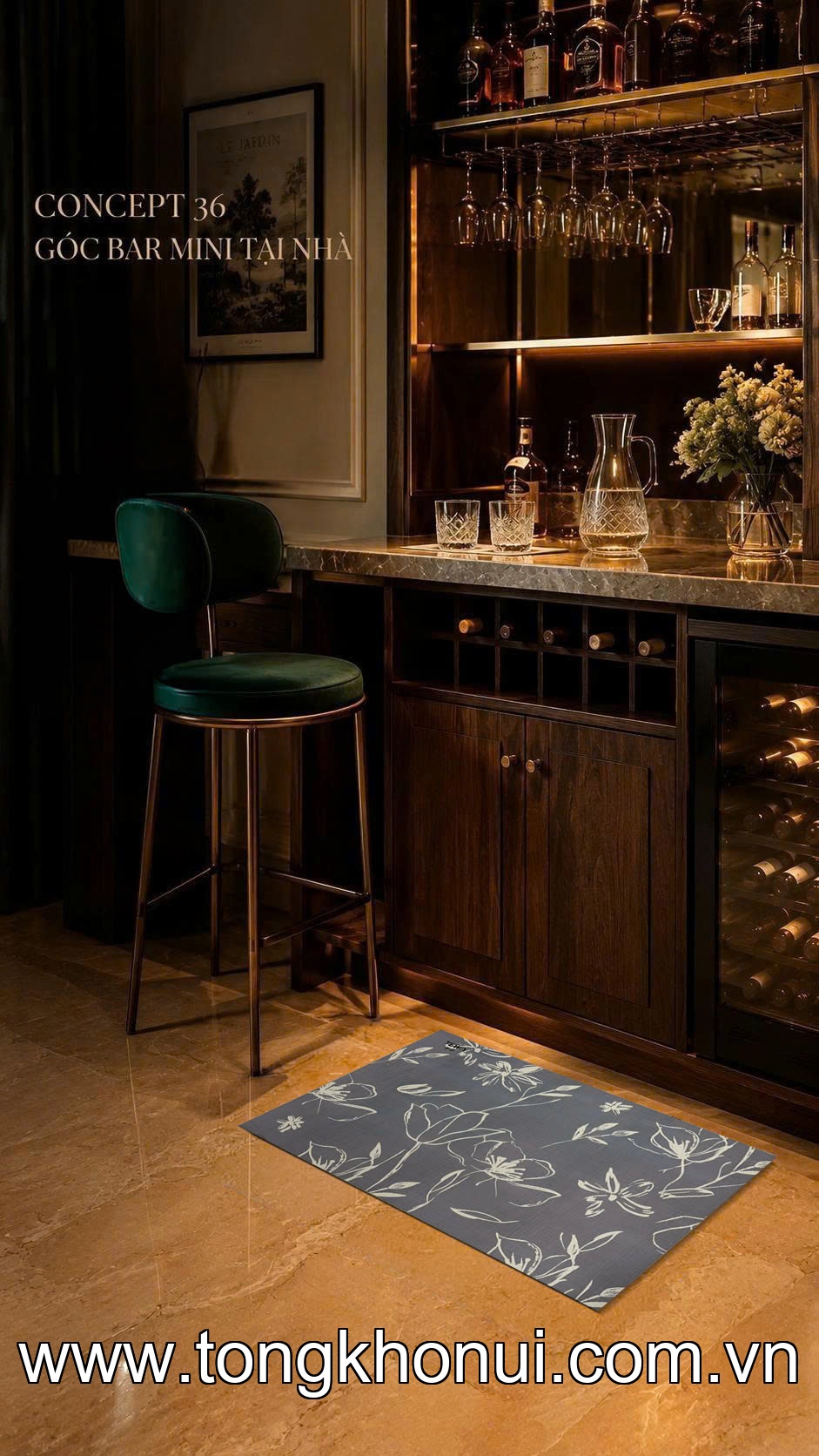 Thảm nano khô nhanh 65 x 45cm TEWA, 80076-VT màu vintage, xám ảnh 12