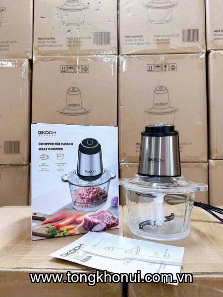 Máy xay thịt đa năng cối thuỷ tinh GKOCH FC-J30, 2L, 350W ảnh 2