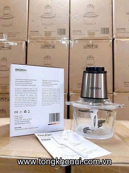 Máy xay thịt đa năng cối thuỷ tinh GKOCH FC-J30, 2L, 350W ảnh 9
