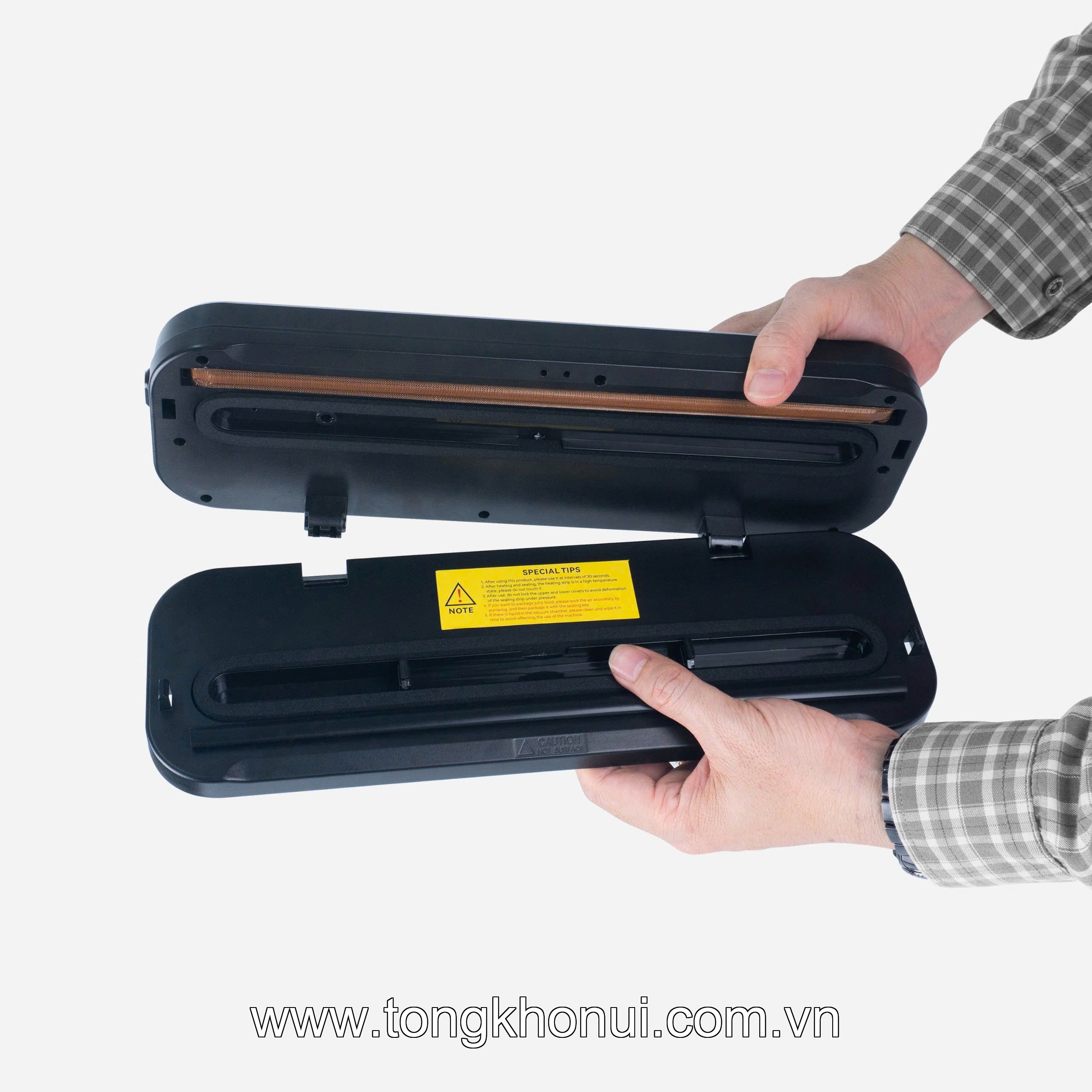 Máy hút chân không túi đựng thực phẩm, điện áp 100-240V, công suốt 120W, GKOCH model: HF-9011 ảnh 2