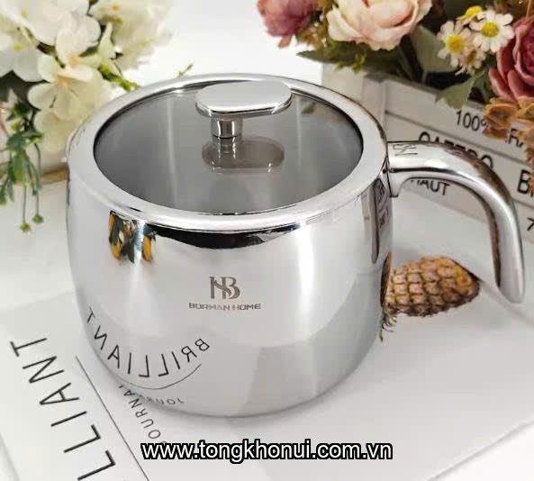 Nồi kèm lưới lọc Borman Home 14cm inox 18/10 - BH505 model: BH-AGL14DN ảnh 1