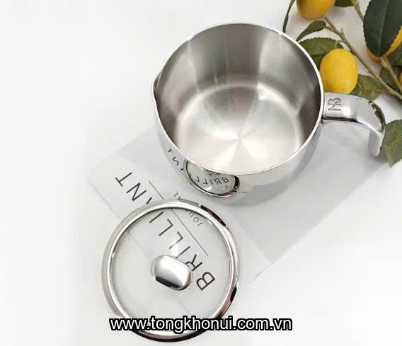 Nồi kèm lưới lọc Borman Home 14cm inox 18/10 - BH505 model: BH-AGL14DN ảnh 3