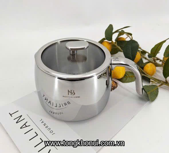 Nồi kèm lưới lọc Borman Home 14cm inox 18/10 - BH505 model: BH-AGL14DN ảnh 4