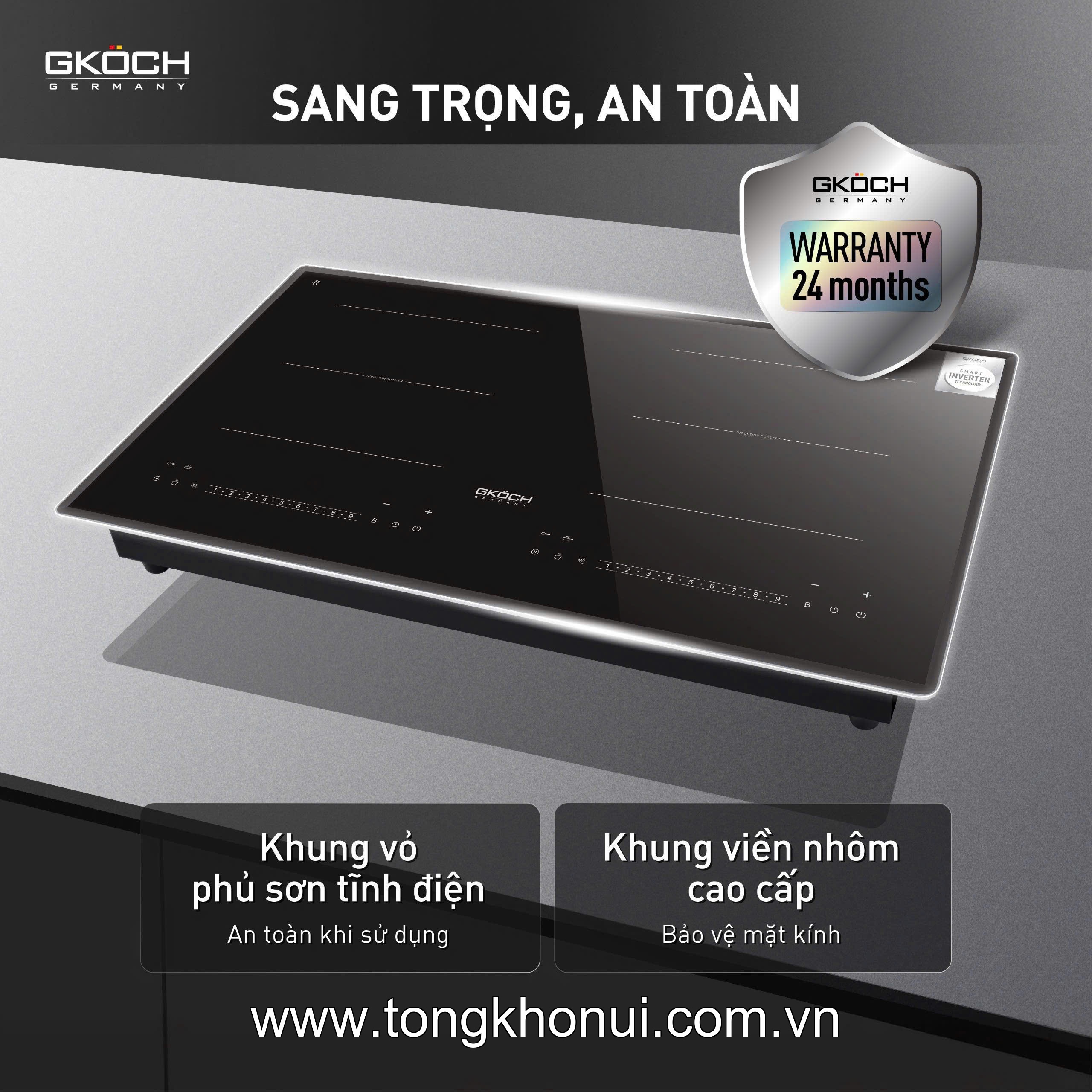 Bếp từ đôi GKOCH, model: 7372DS2 ảnh 4