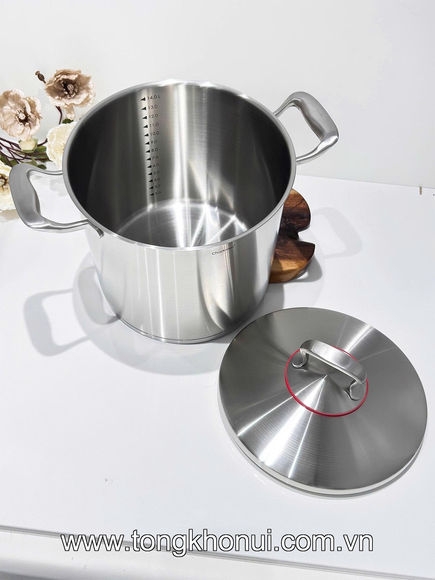 Nồi Chockmen 28cm inox 18/10 - C210 model : CKM-ZD28STP ảnh 9