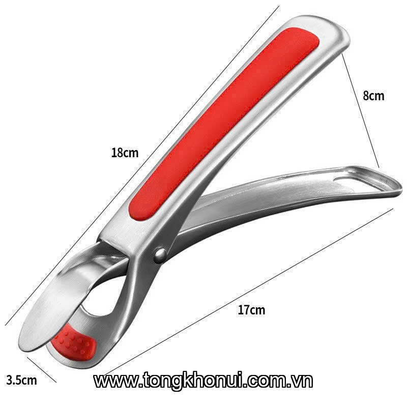 Kẹp đồ nóng OYATTON 18cm inox 18/19 - O618 model: OYT-AL618B ảnh 3