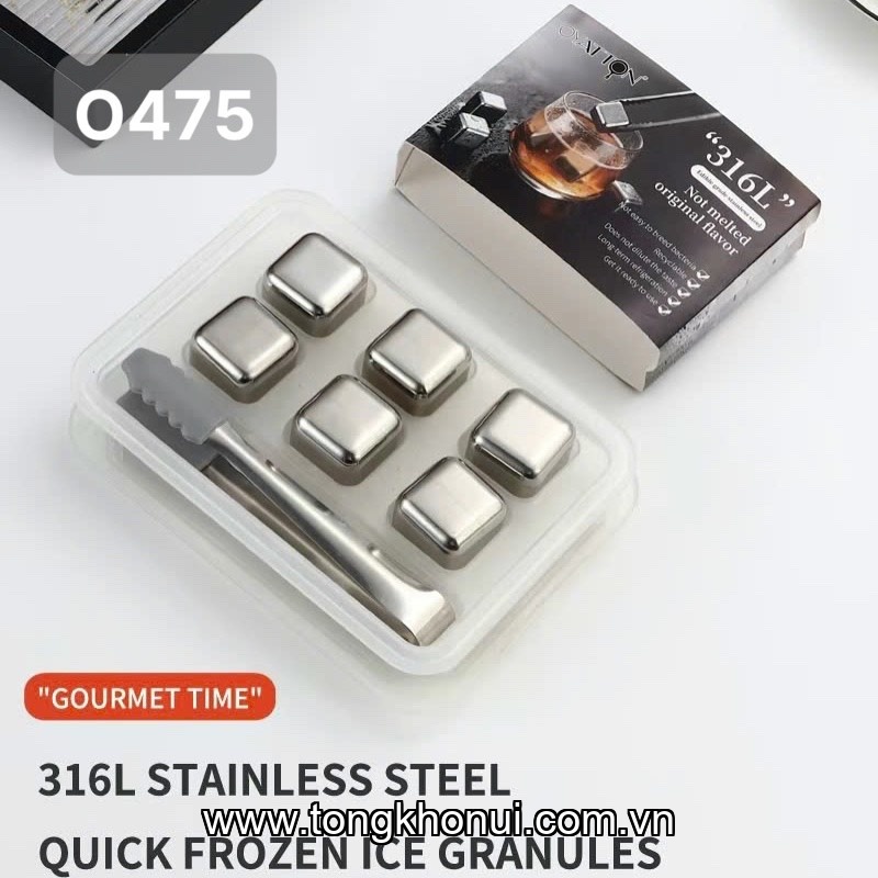 Khay đá viên Oyatton 2.5cm inox 316 - O475 model: OYT-AL475P6 ảnh 11