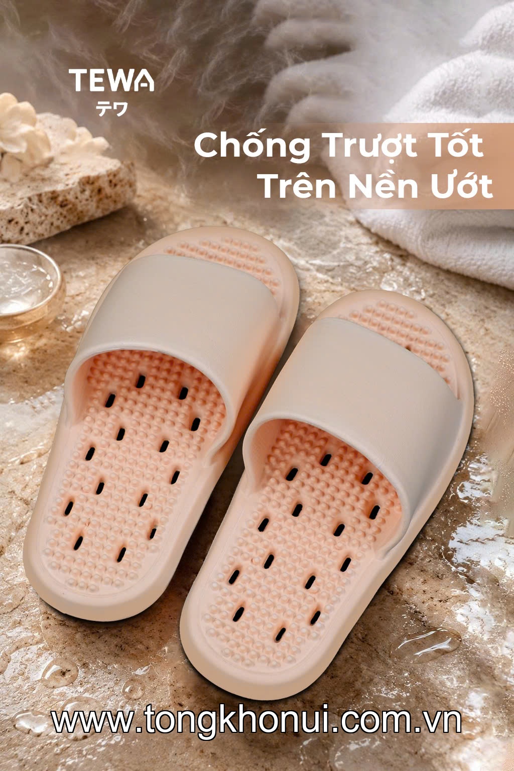 DÉP EVA ĐẾ MỀM MASSAGE CHÂN ĐI TRONG NHÀ TEWA – MÃ 80073 ảnh 6