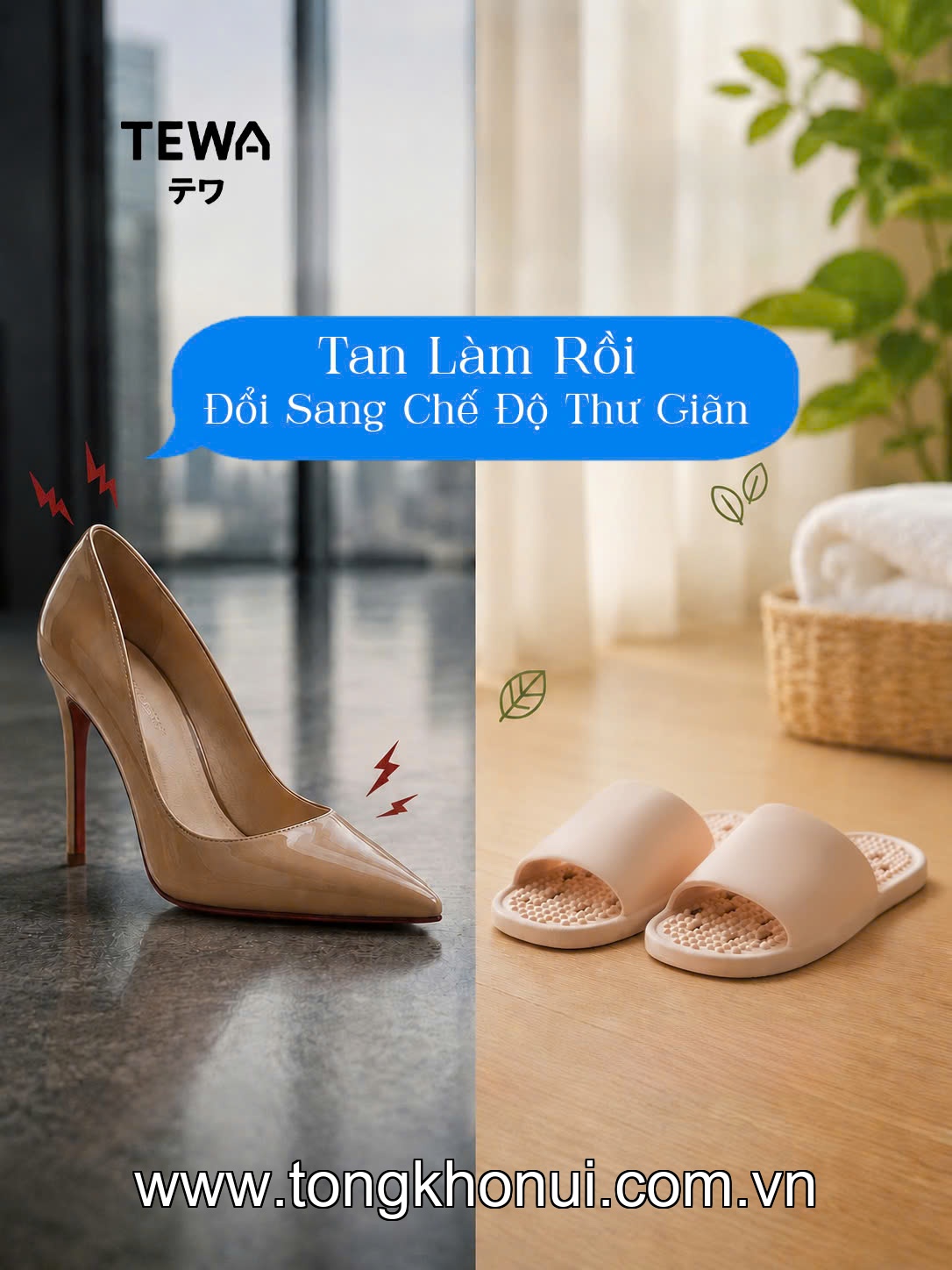 DÉP EVA ĐẾ MỀM MASSAGE CHÂN ĐI TRONG NHÀ TEWA – MÃ 80073 ảnh 13