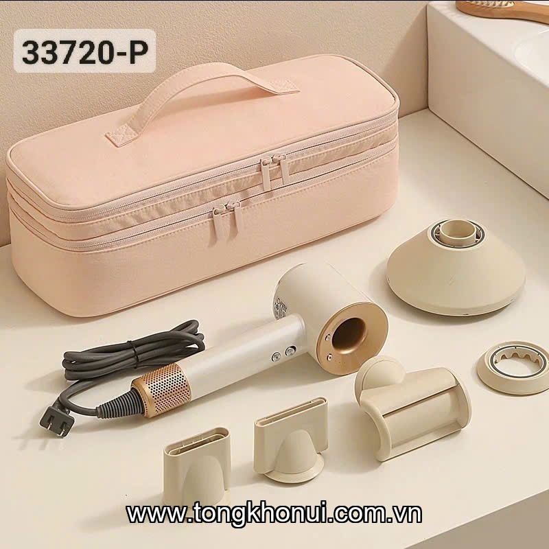 Túi Đựng Phụ Kiện Đa Năng 33720 – Kích Thước 38 x 13 x 13cm, Màu Hồng, Đen, Xám, Trắng ảnh 4