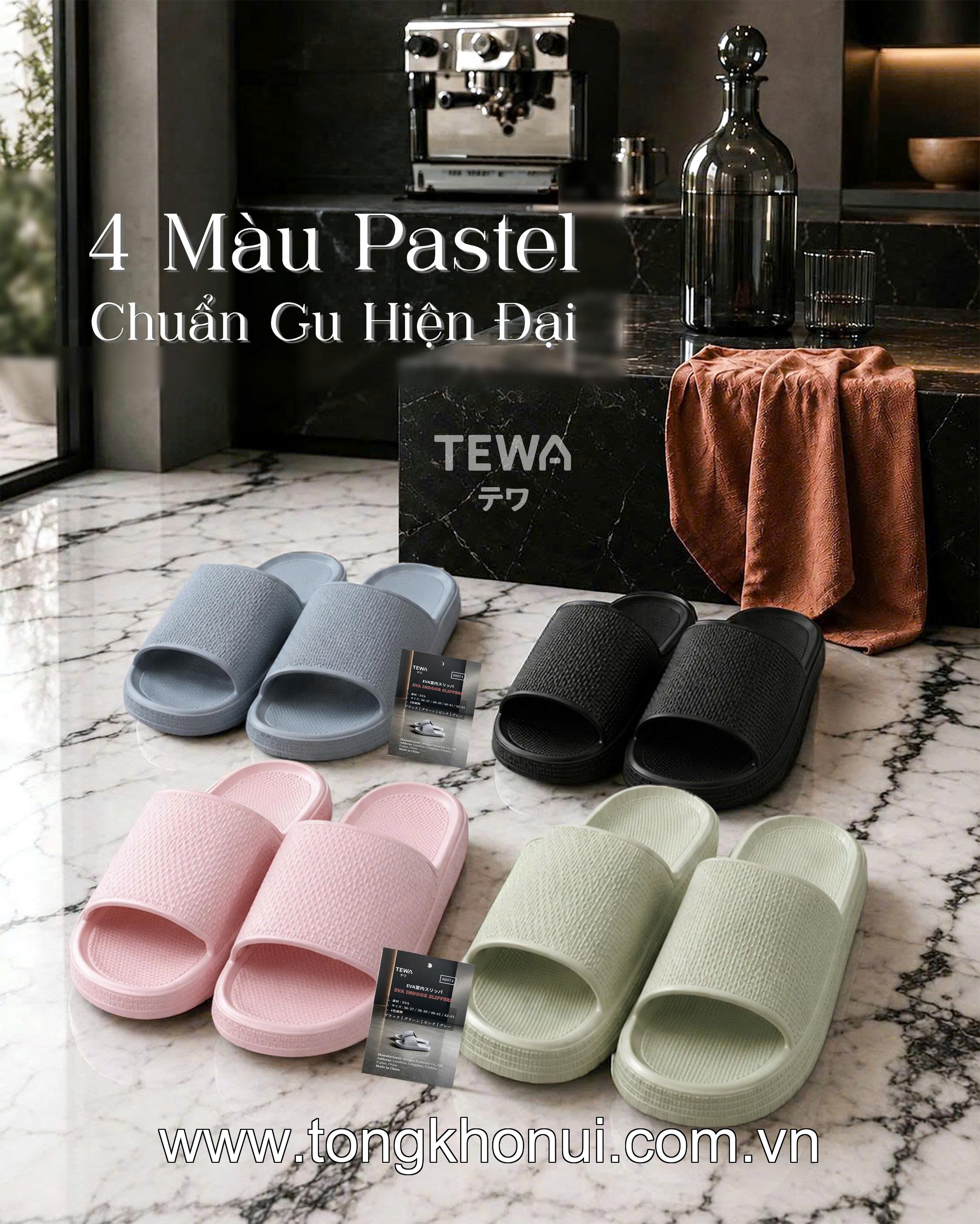 Dép eva đế mềm đi trong nhà TEWA, 80074 ảnh 2