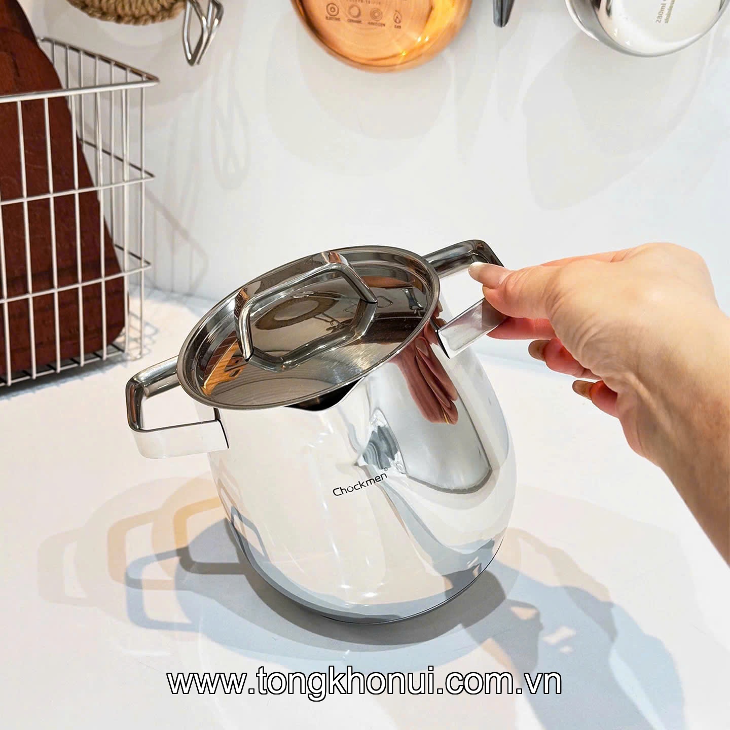 Nồi Chockmen 12cm inox 18/10 - C96 model: CKM-JYOP04 ảnh 6