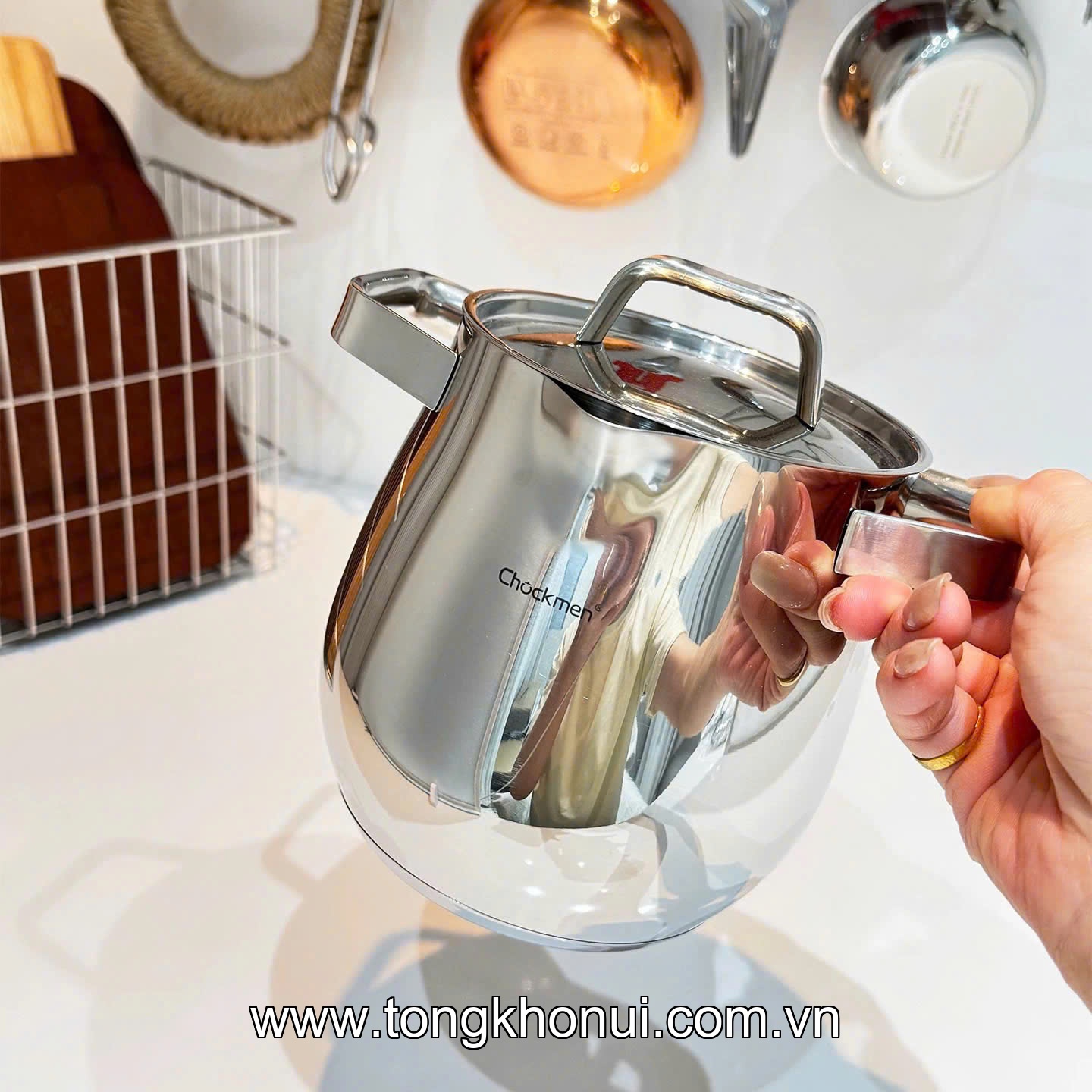 Nồi Chockmen 12cm inox 18/10 - C96 model: CKM-JYOP04 ảnh 7