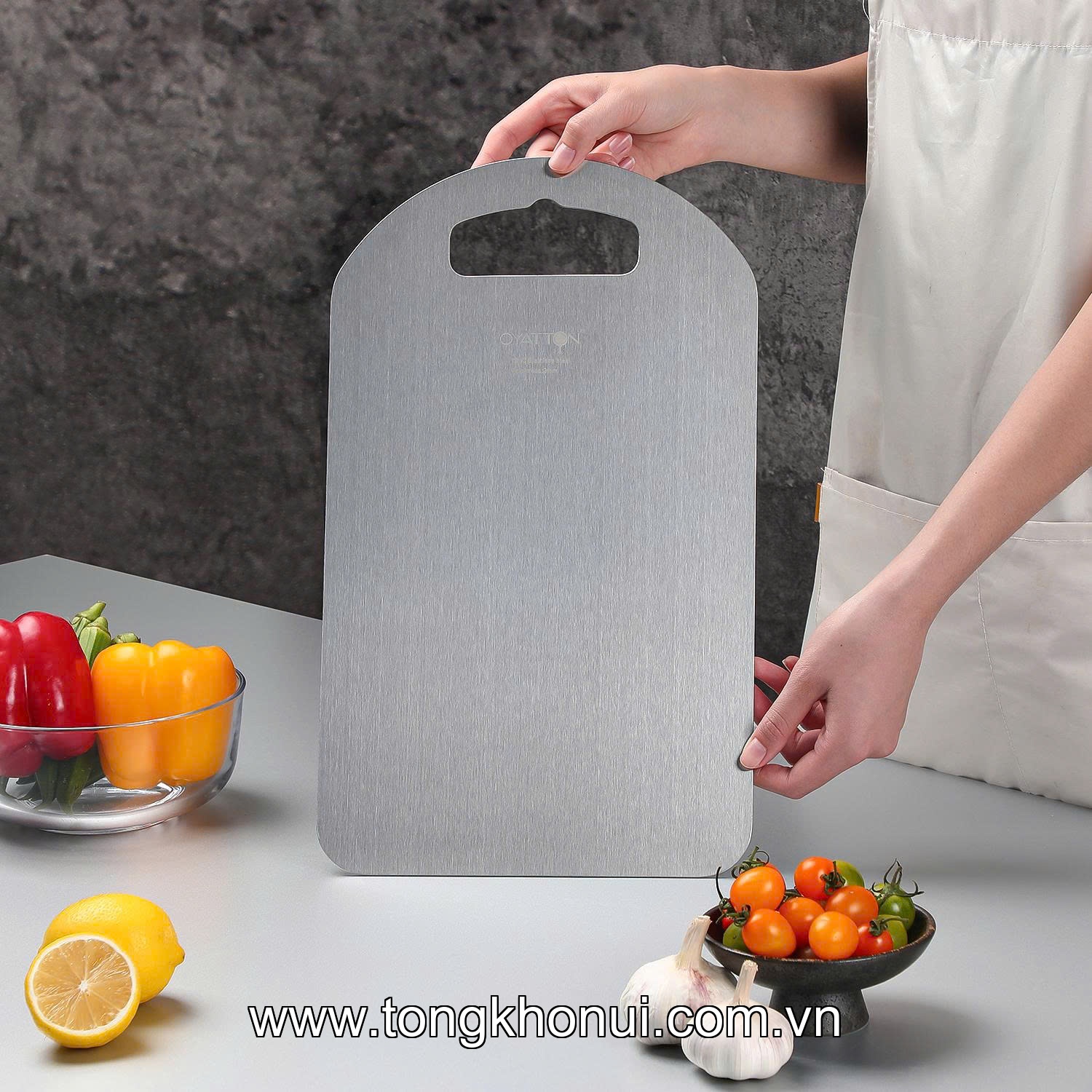 THỚT KHÁNG KHUẨN INOX 18/10 OYATTON – MÃ O881 (OYT-ZB42P25) ảnh 4