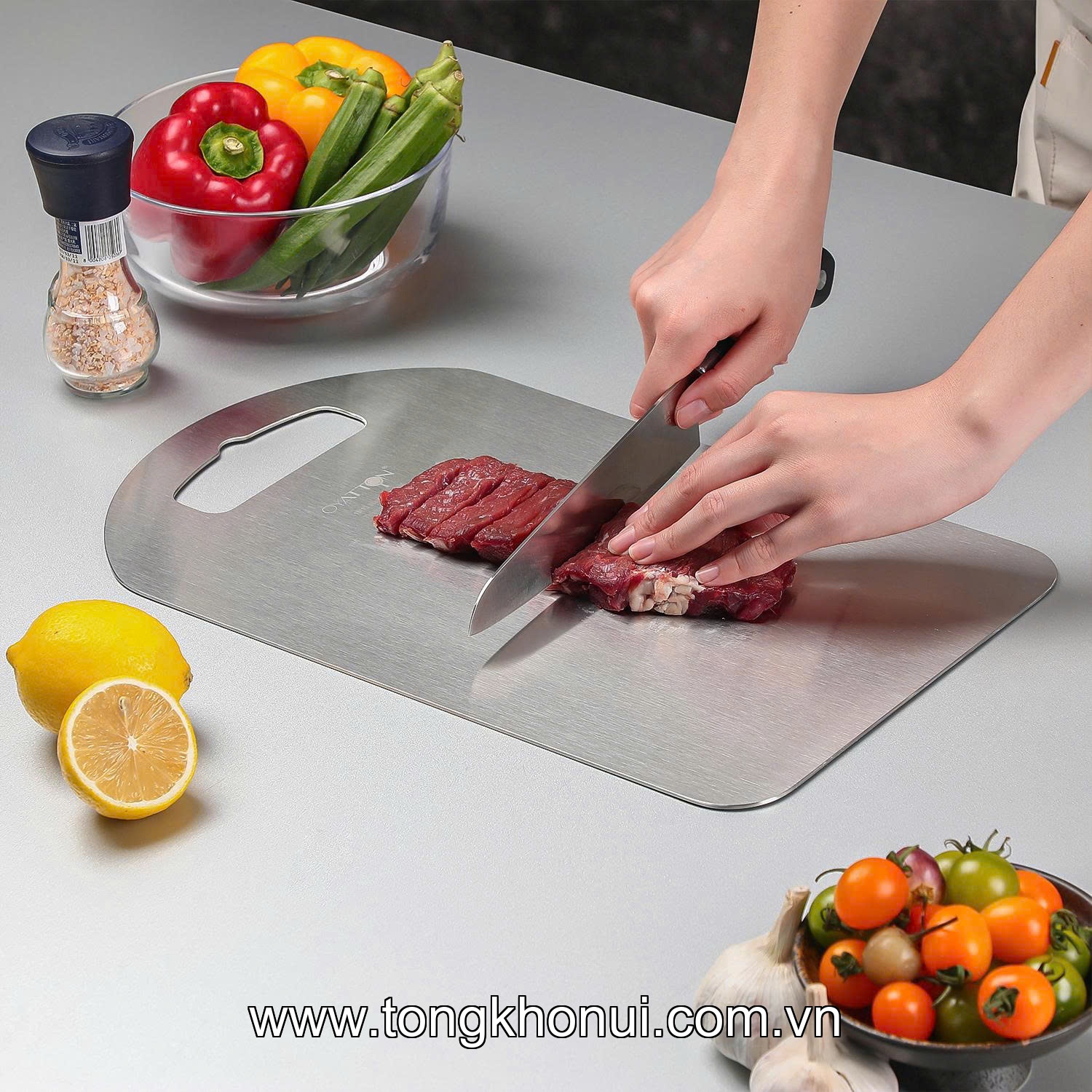 THỚT KHÁNG KHUẨN INOX 18/10 OYATTON – MÃ O881 (OYT-ZB42P25) ảnh 8