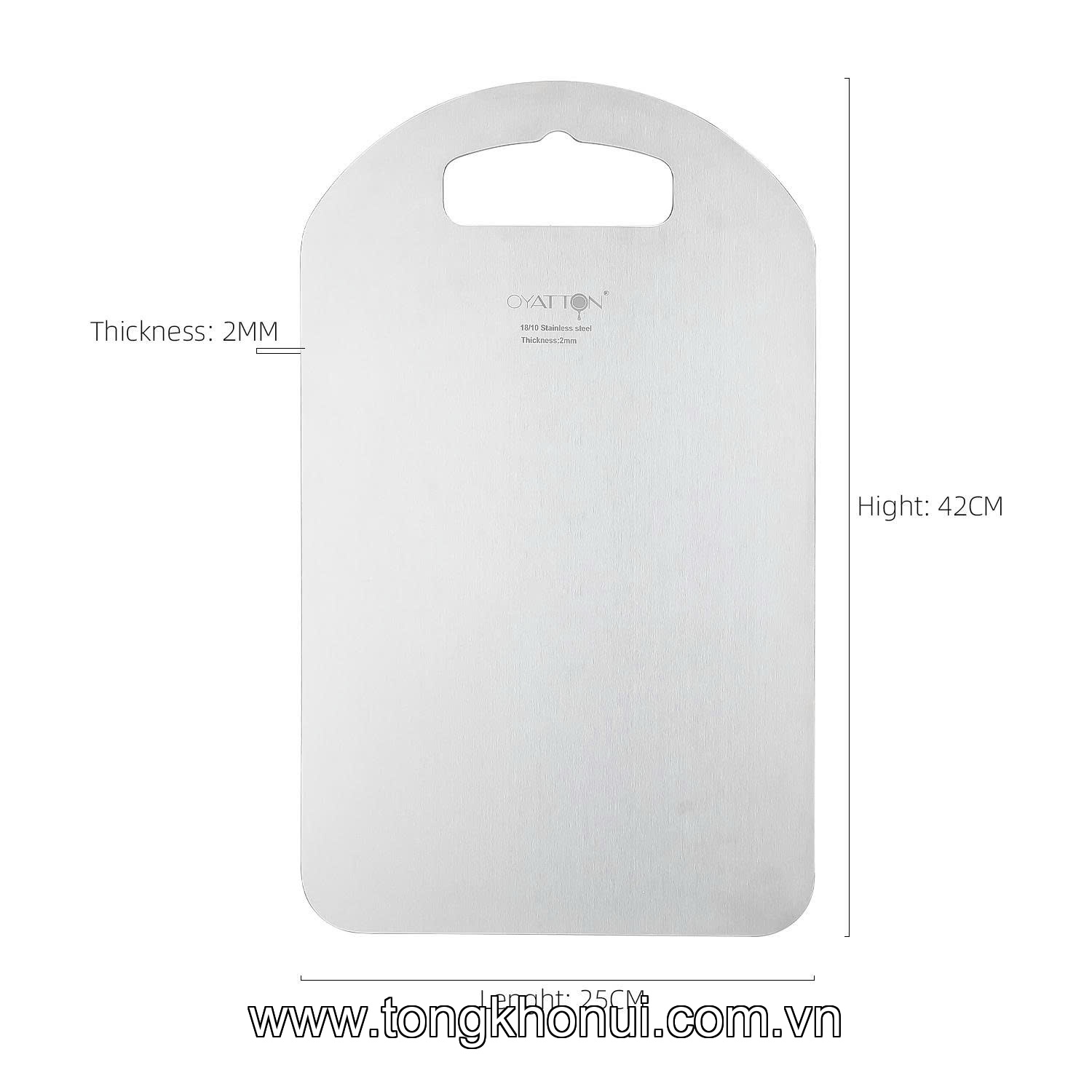 THỚT KHÁNG KHUẨN INOX 18/10 OYATTON – MÃ O881 (OYT-ZB42P25) ảnh 9