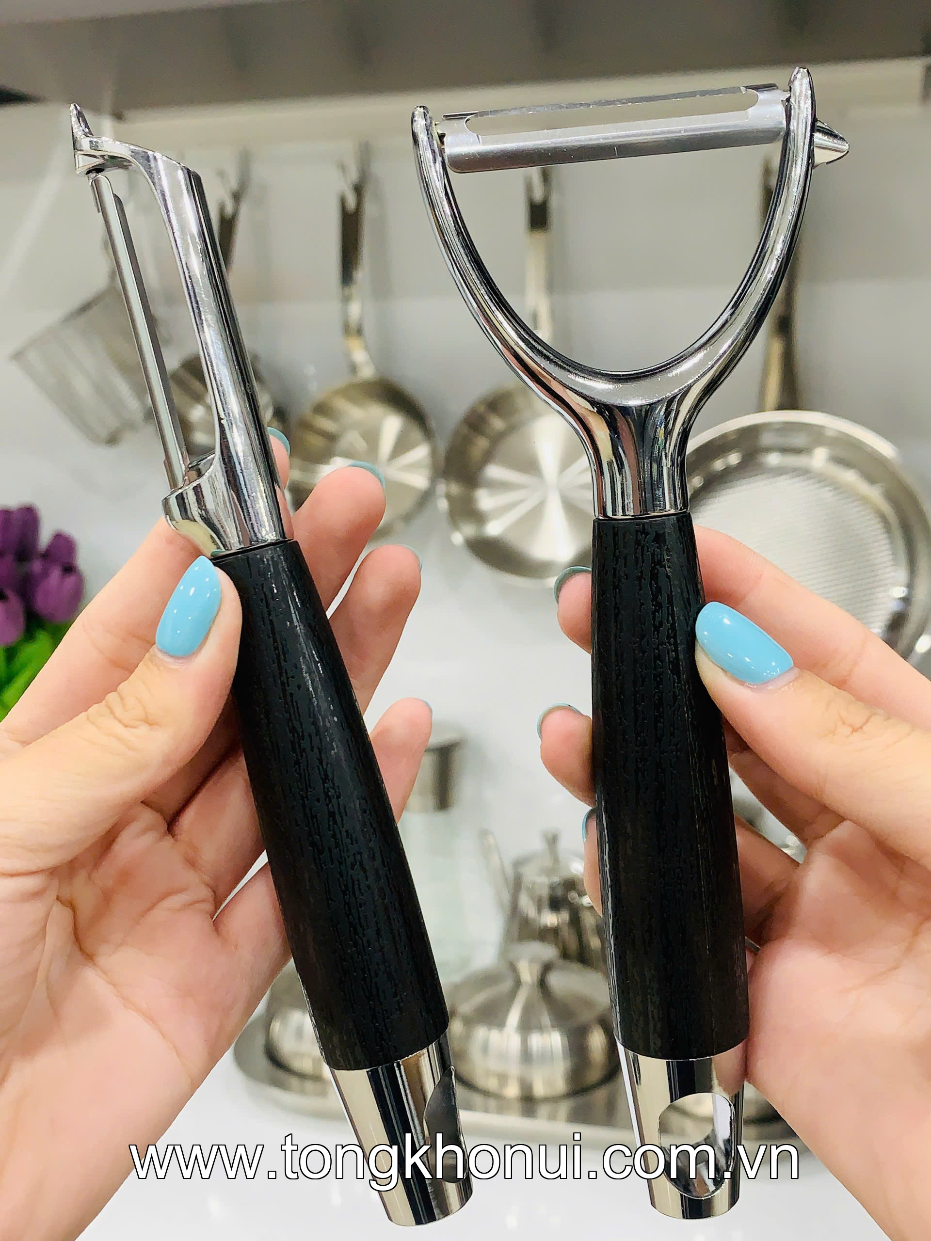 BỘ ĐÔI DAO BÀO RAU CỦ OYATTON – O879 DÁNG THẲNG & O880 DÁNG CHỮ Y ảnh 3