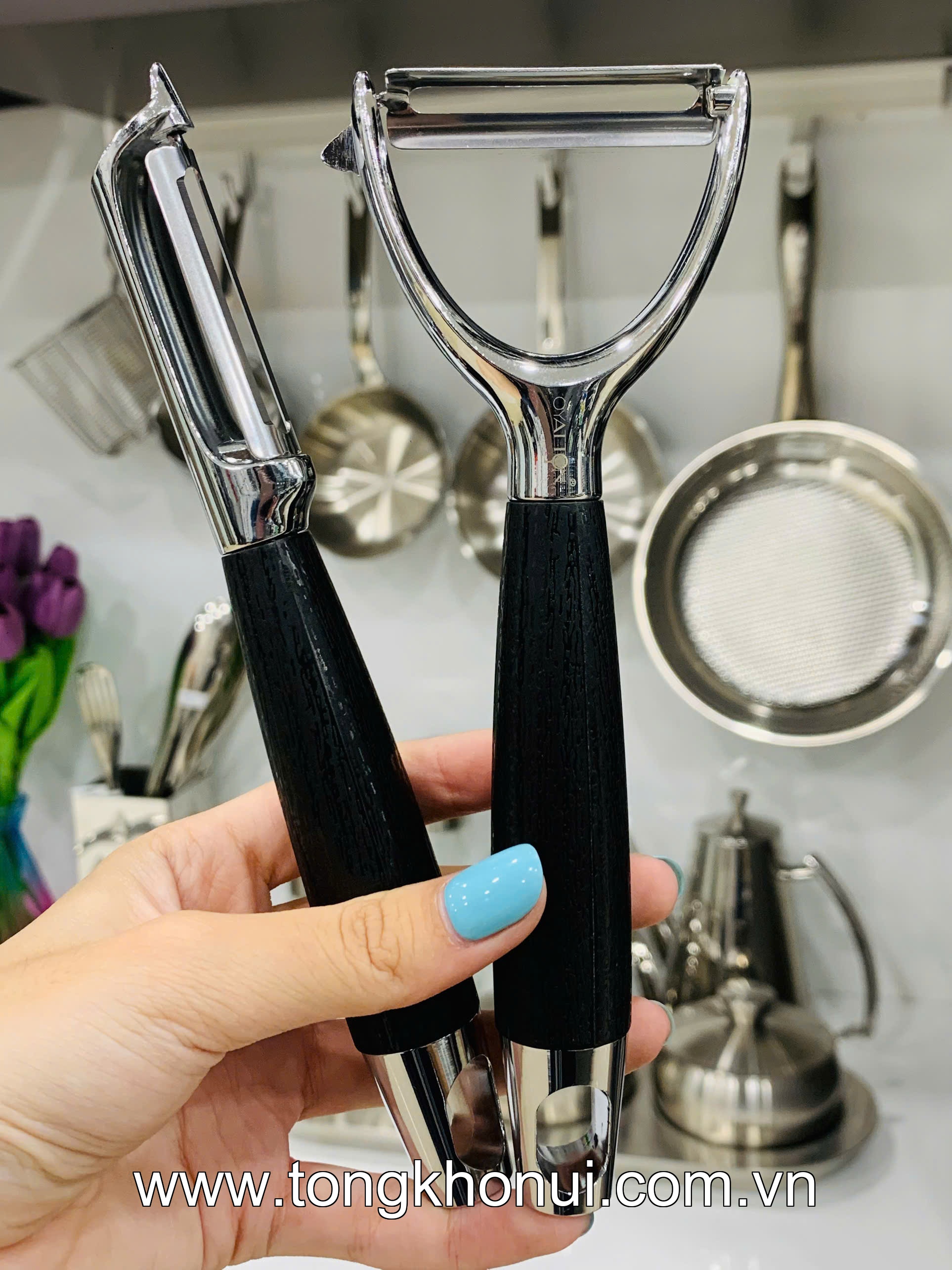 BỘ ĐÔI DAO BÀO RAU CỦ OYATTON – O879 DÁNG THẲNG & O880 DÁNG CHỮ Y ảnh 4