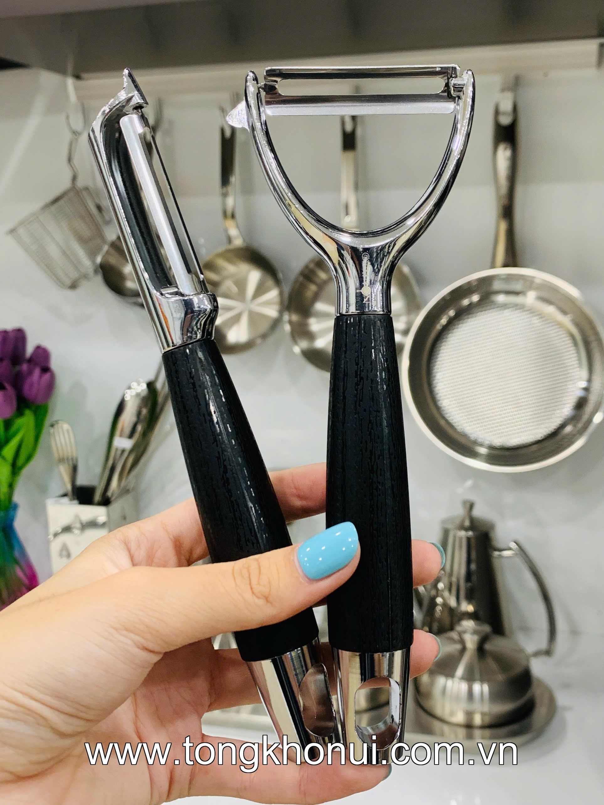BỘ ĐÔI DAO BÀO RAU CỦ OYATTON – O879 DÁNG THẲNG & O880 DÁNG CHỮ Y ảnh 5