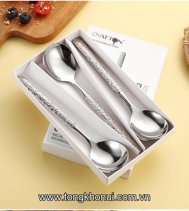Bộ 6 thìa OYATTON 20cm inox 18/10 -O573 Model: OYT-AL573P6 ảnh 3