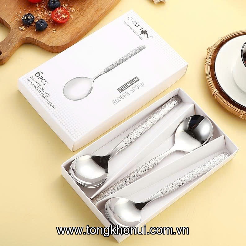 Bộ 6 thìa OYATTON 20cm inox 18/10 -O573 Model: OYT-AL573P6 ảnh 10