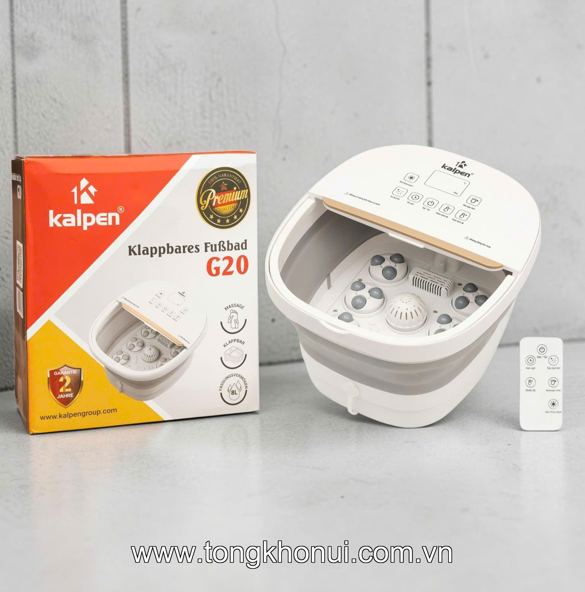 Bồn ngâm chân massage gấp gọn Kalpen G20 8L ảnh 1