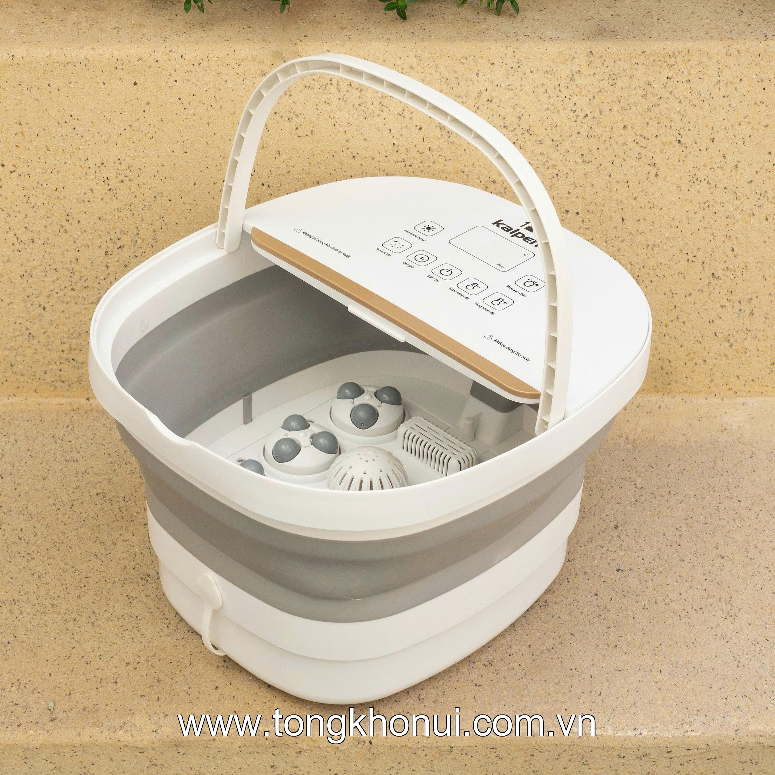 Bồn ngâm chân massage gấp gọn Kalpen G20 8L ảnh 8