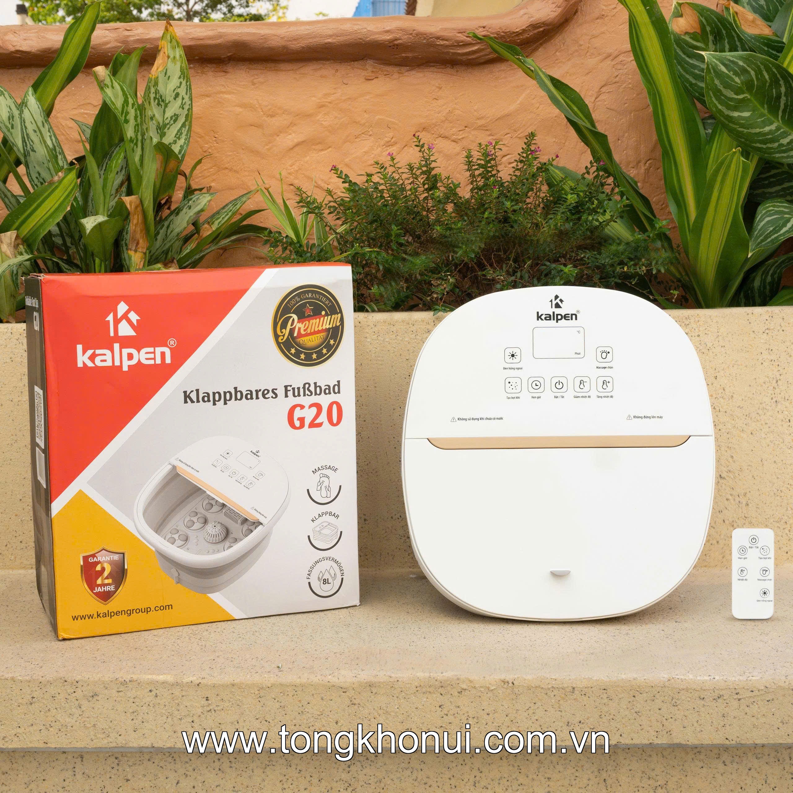 Bồn ngâm chân massage gấp gọn Kalpen G20 8L ảnh 9