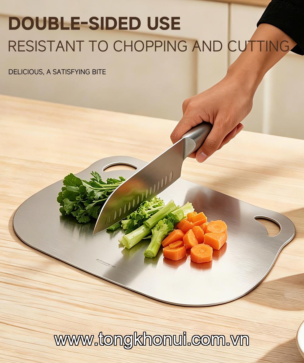 Thớt ăn dặm REICHMANN KOCHIN R910 21.5cm, inox 18/10, model: RK-AL910ZB ảnh 3