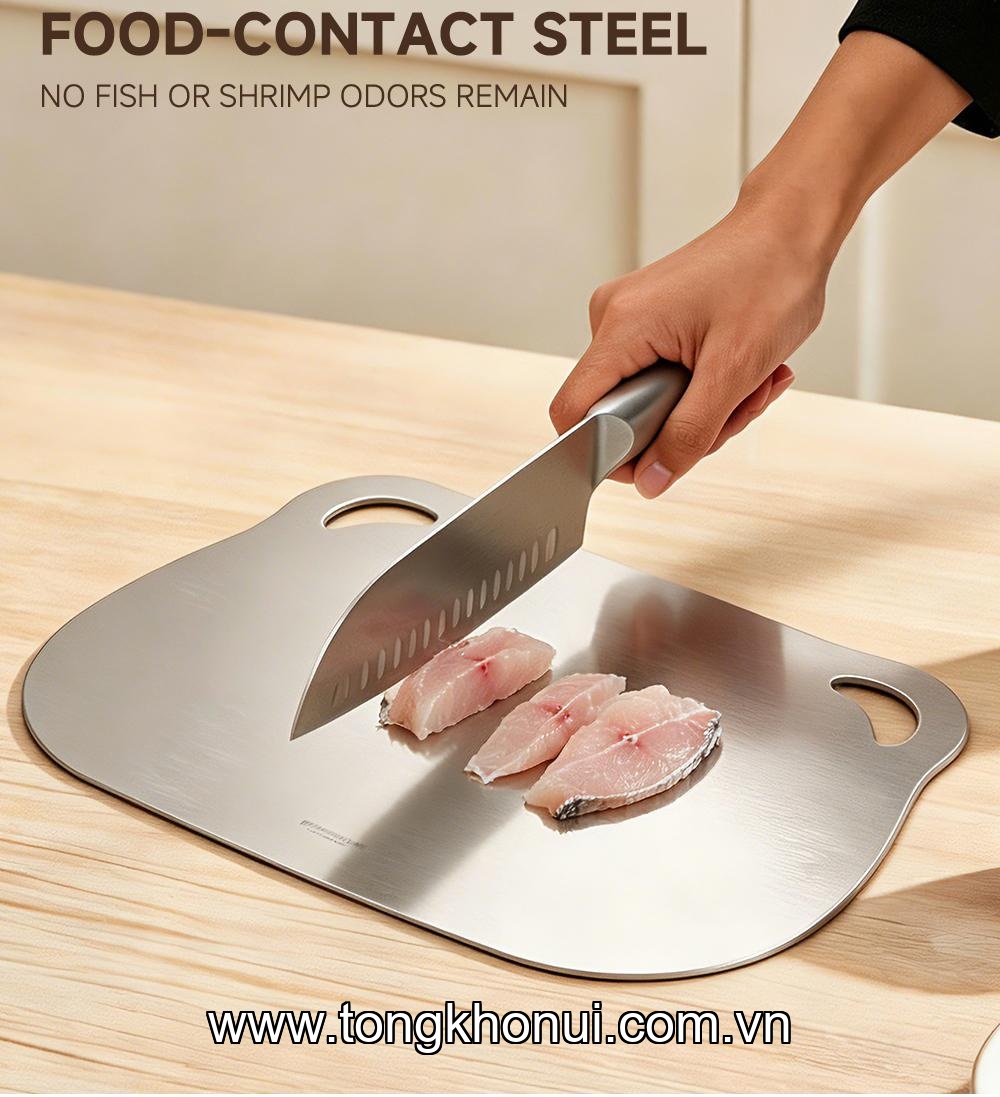 Thớt ăn dặm REICHMANN KOCHIN R910 21.5cm, inox 18/10, model: RK-AL910ZB ảnh 6