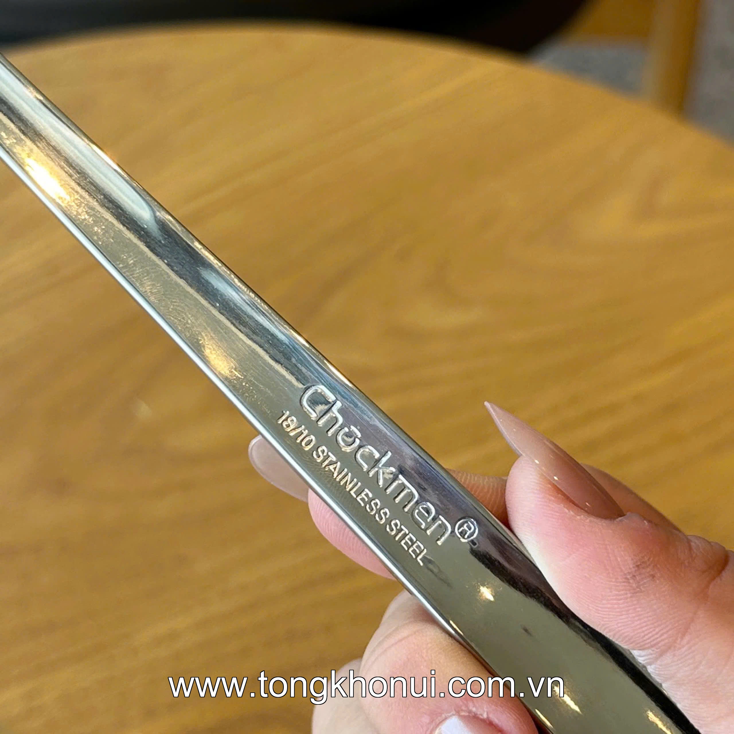 Xẻng xào cán dài Chockmen inox 18/10 - C224 model: CKM-AL224GC ảnh 8