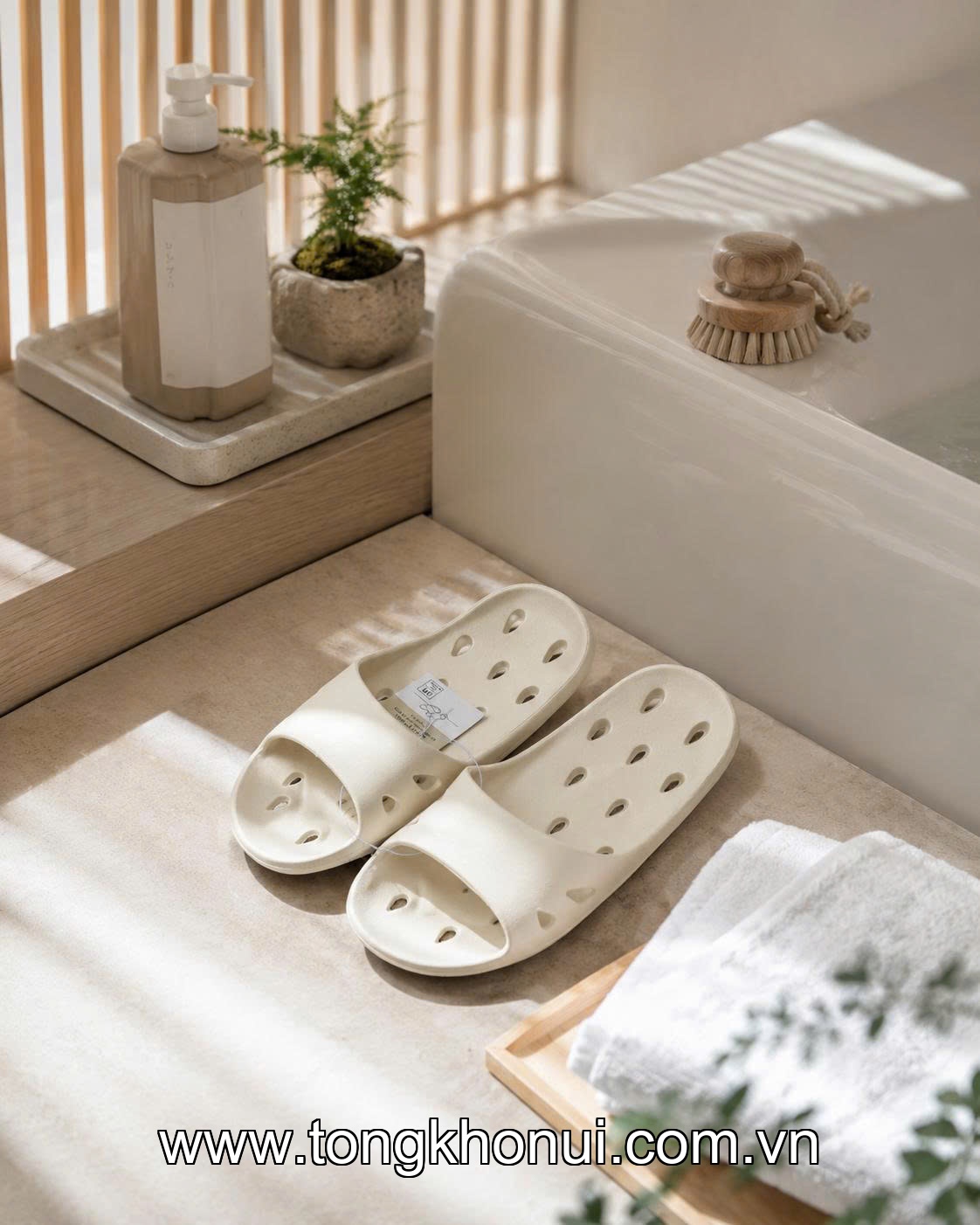 DÉP LỖ NHÀ TẮM SIÊU NHẸ CHỐNG TRƯỢT COMFY – NHẬT | EVA ĐÚC NGUYÊN KHỐI, BỀN VÀI NĂM KHÔNG THAY! ảnh 1