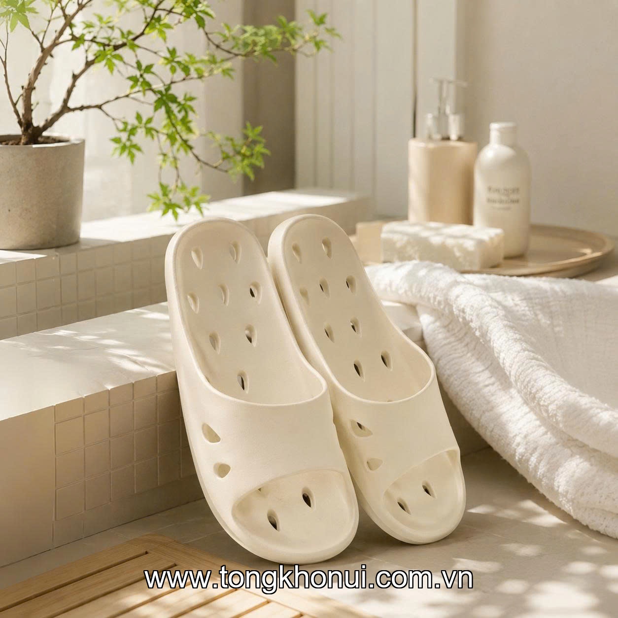 DÉP LỖ NHÀ TẮM SIÊU NHẸ CHỐNG TRƯỢT COMFY – NHẬT | EVA ĐÚC NGUYÊN KHỐI, BỀN VÀI NĂM KHÔNG THAY! ảnh 4