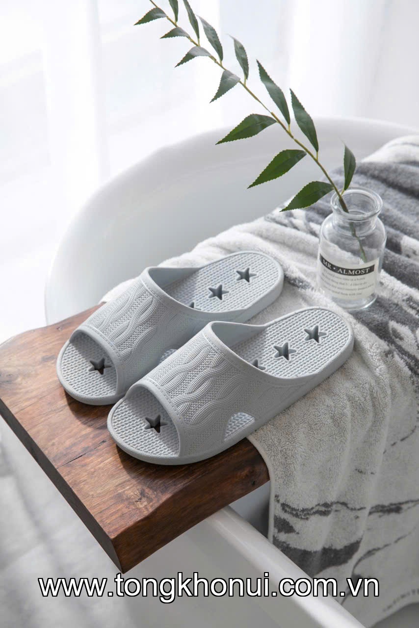 DÉP NHÀ TẮM CHỐNG TRƯỢT COMFY NHẬT – LỖ TRÁI TIM (NỮ) & LỖ SAO (NAM) | ÊM MỀM, SIÊU BÁM! ảnh 4