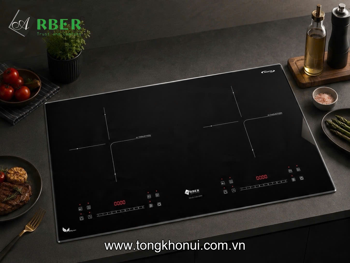 Bếp từ đôi ARBER AB8999 ảnh 3