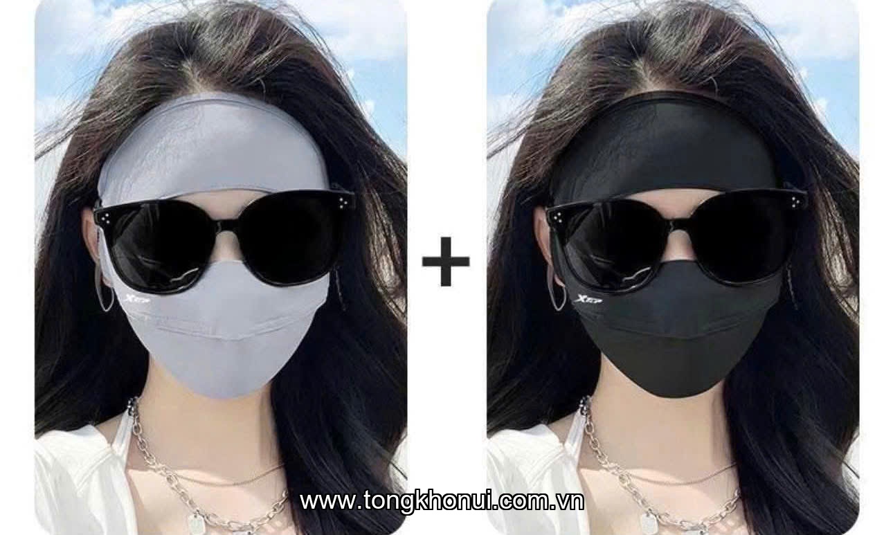 KHẨU TRANG CHỐNG NẮNG SỢI LỤA BĂNG DONAHOME – MODEL OC-KT01 | CHE FULL MẶT, UPF 50+! ảnh 6