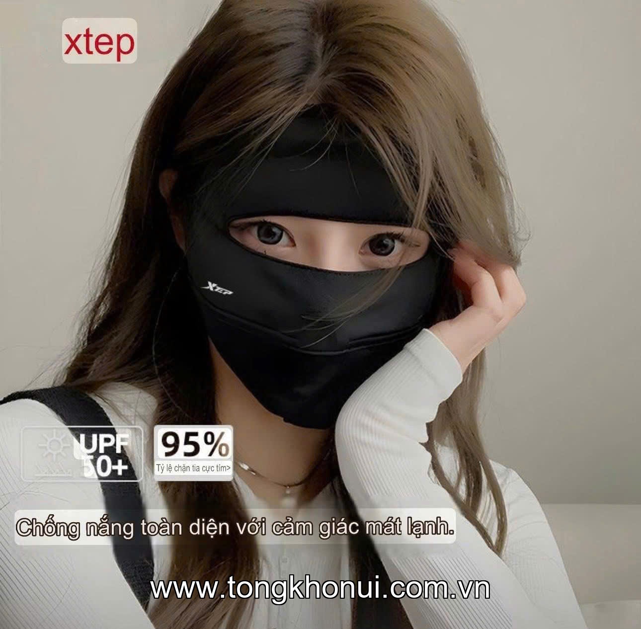 KHẨU TRANG CHỐNG NẮNG SỢI LỤA BĂNG DONAHOME – MODEL OC-KT01 | CHE FULL MẶT, UPF 50+! ảnh 7