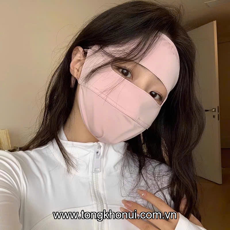 KHẨU TRANG CHỐNG NẮNG SỢI LỤA BĂNG DONAHOME – MODEL OC-KT01 | CHE FULL MẶT, UPF 50+! ảnh 8
