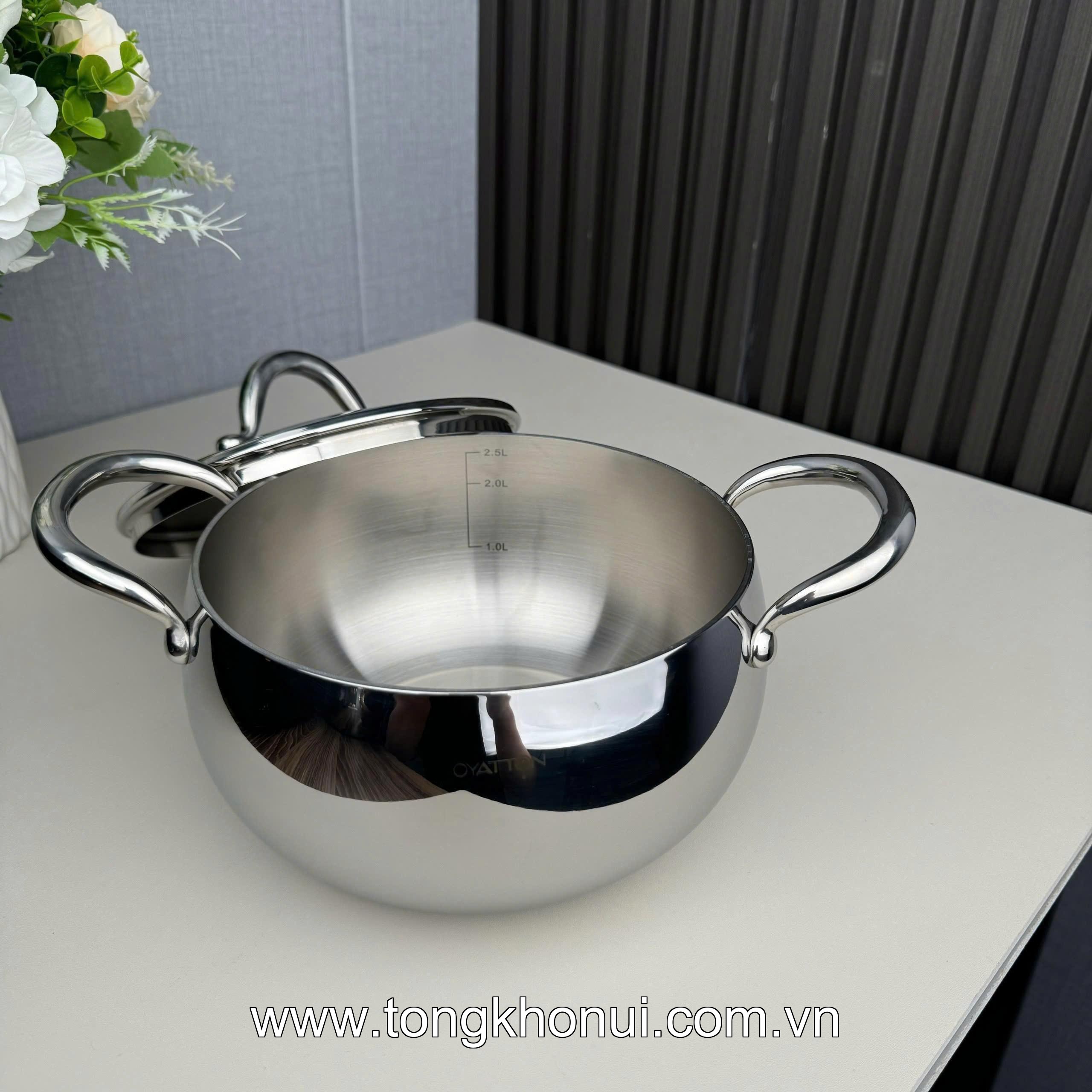 Nồi Oyatton 18cm inox 18/10 - O284 model: OYT-284P18 ảnh 4