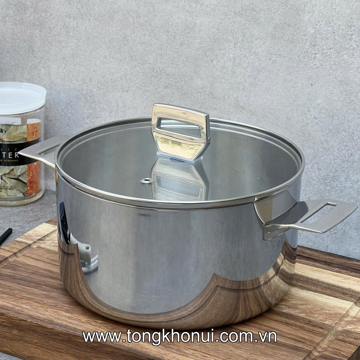 NỒI INOX THÂN ĐÁY LIỀN TRY-PLY CLASSIC PRO KAIYO – 3 SIZE 18/20/24CM | BÓNG GƯƠNG, 3 LỚP ĐÚC LIỀN, SANG HẾT NẤC! ảnh 2