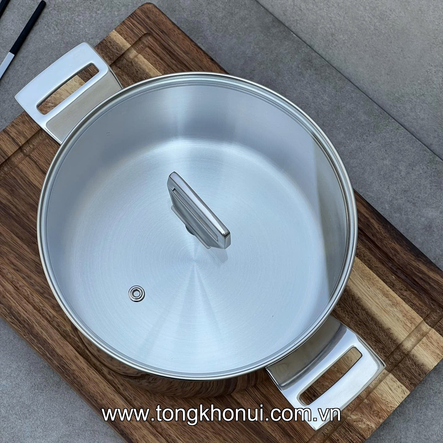 NỒI INOX THÂN ĐÁY LIỀN TRY-PLY CLASSIC PRO KAIYO – 3 SIZE 18/20/24CM | BÓNG GƯƠNG, 3 LỚP ĐÚC LIỀN, SANG HẾT NẤC! ảnh 8