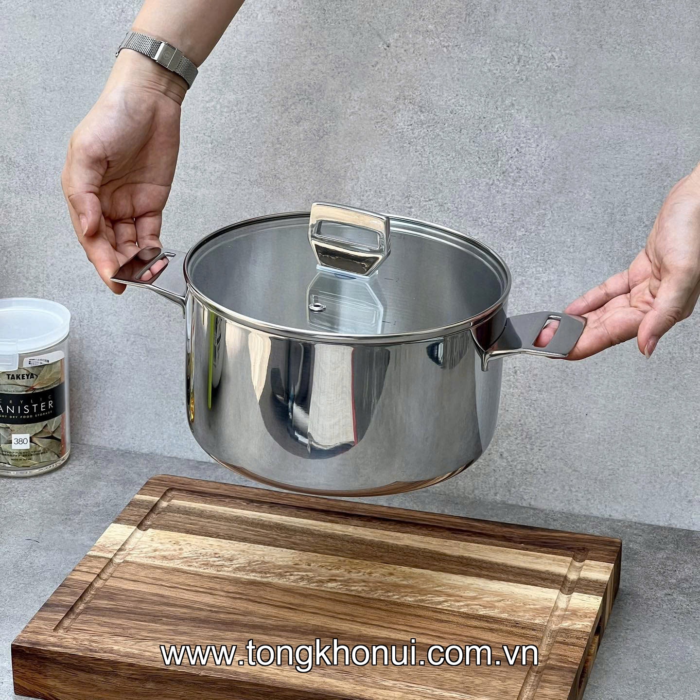 NỒI INOX THÂN ĐÁY LIỀN TRY-PLY CLASSIC PRO KAIYO – 3 SIZE 18/20/24CM | BÓNG GƯƠNG, 3 LỚP ĐÚC LIỀN, SANG HẾT NẤC! ảnh 16