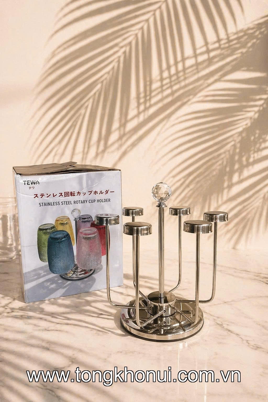 GIÁ ÚP CỐC XOAY 360 ĐỘ INOX 304 TEWA – MÃ 80064 ảnh 3