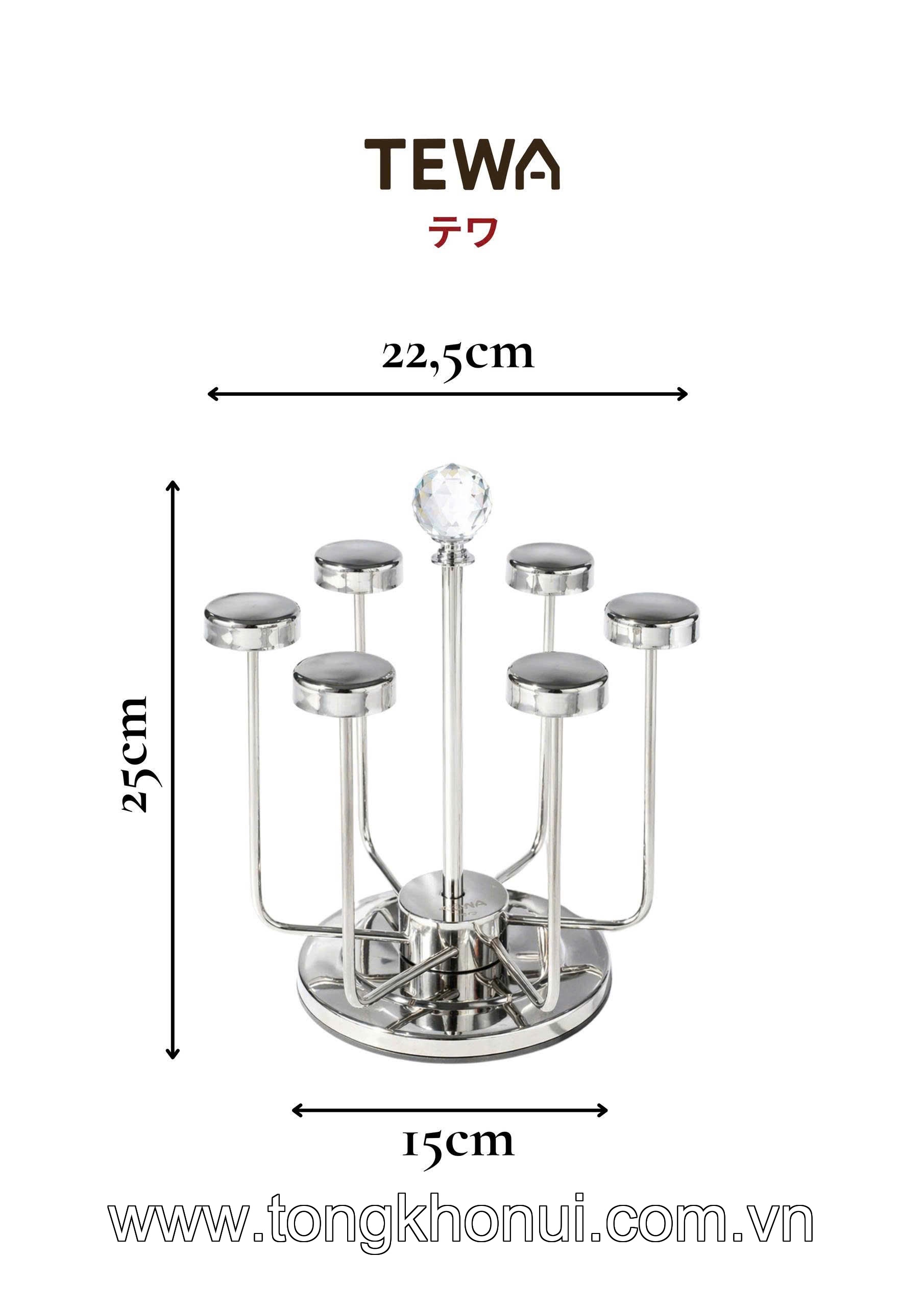 GIÁ ÚP CỐC XOAY 360 ĐỘ INOX 304 TEWA – MÃ 80064 ảnh 7
